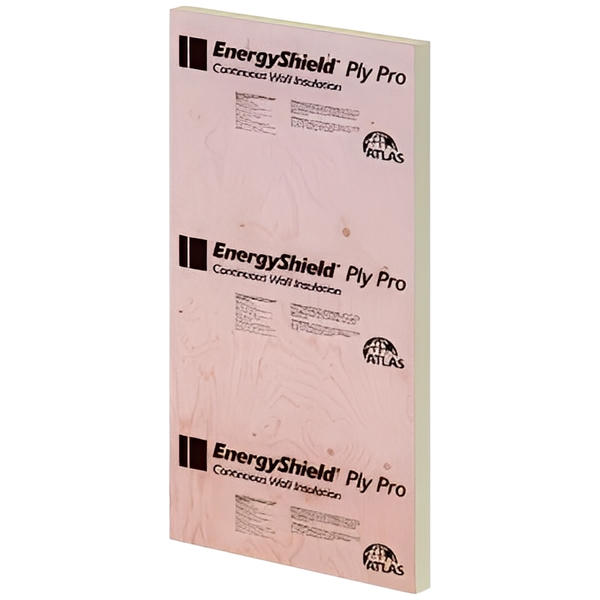 Atlas EnergyShield Ply Pro Glass-Mat Faced 4ft x 8ft Polyiso Insulation - All Sizes