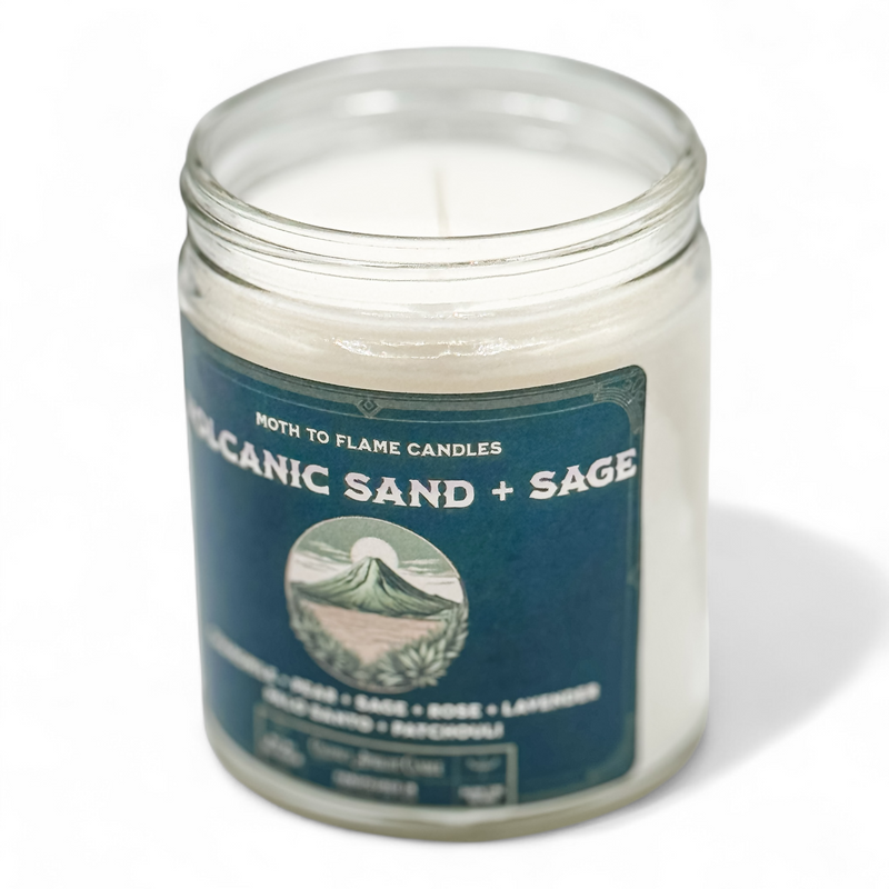 Volcanic Sand + Sage - 7 oz candle