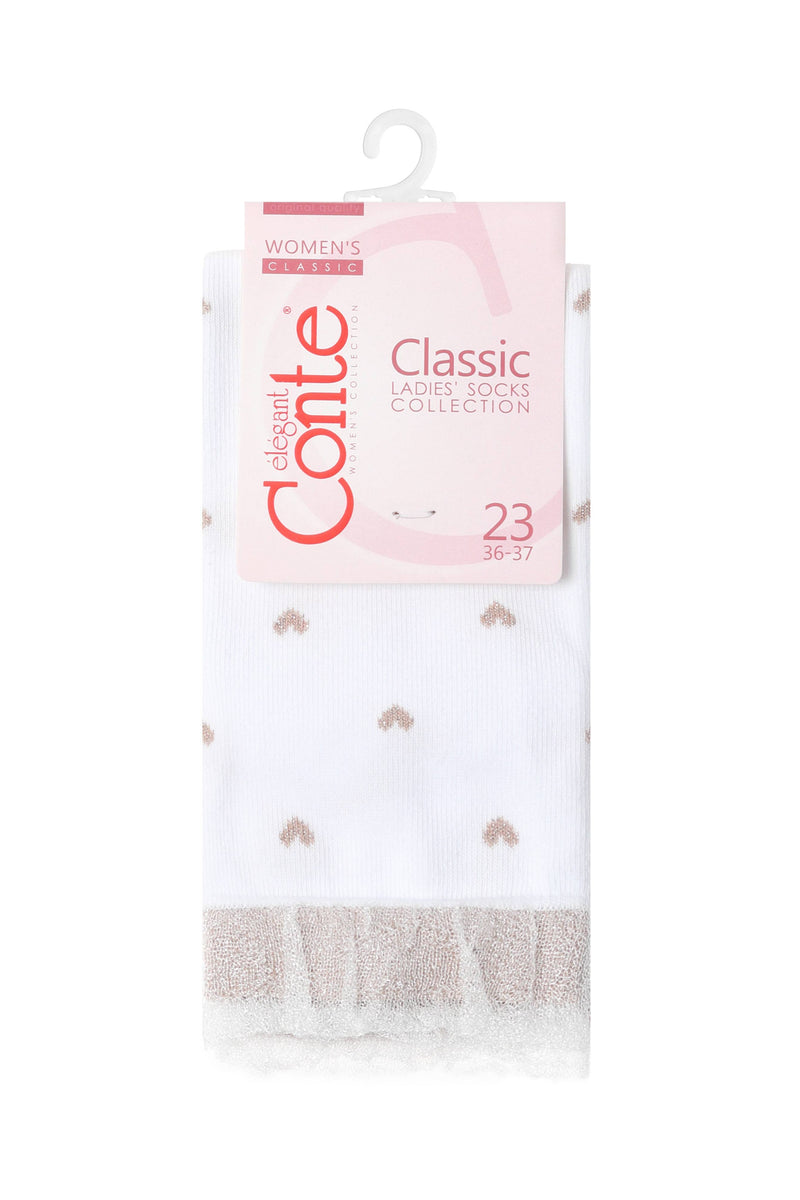 Conte Cotton Socks Classic - 243 Airy Sole and Lurex