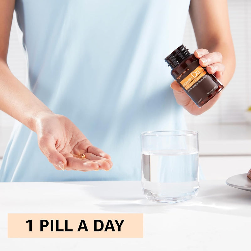 Vitamin D3, 2000 IU, 180 Softgels, 6 Month Supply (Packaging May Vary), Supports Strong Bones and Immune Health