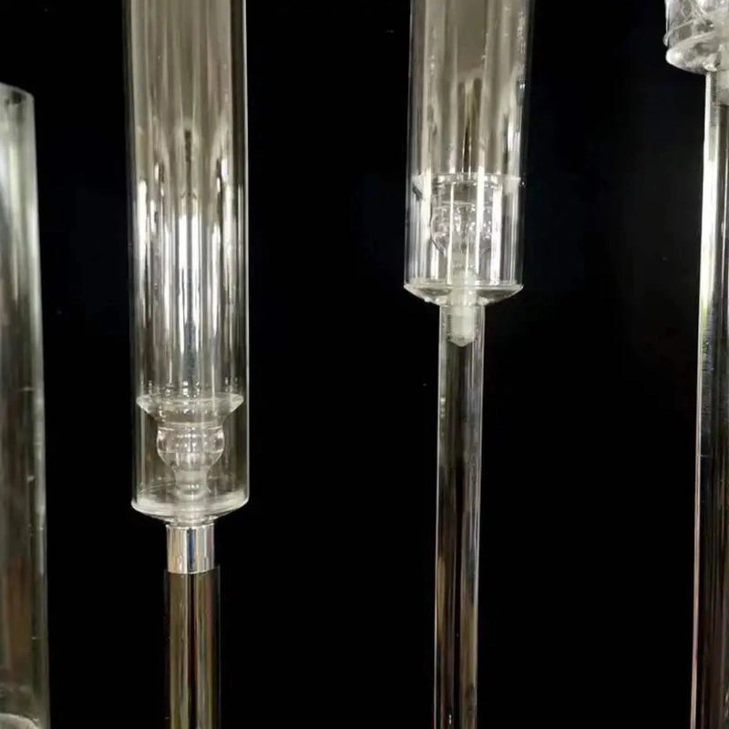 10-Arm Neat Acrylic 50" Tall Wedding Candelabra Centerpiece