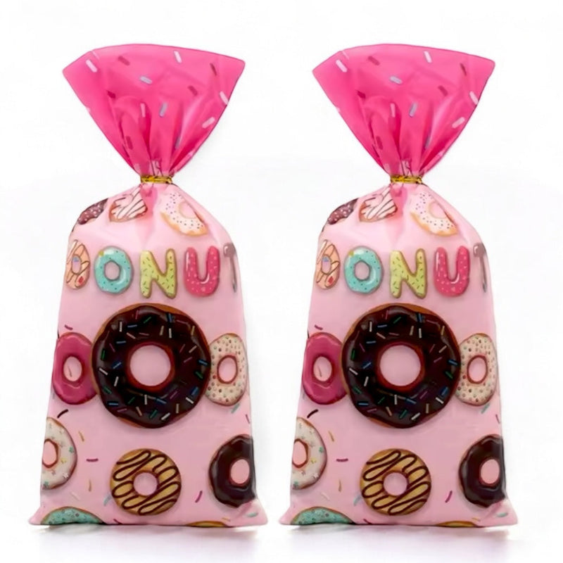Children's Party Favors - Donut Themed Goodie Bags 10-Pack