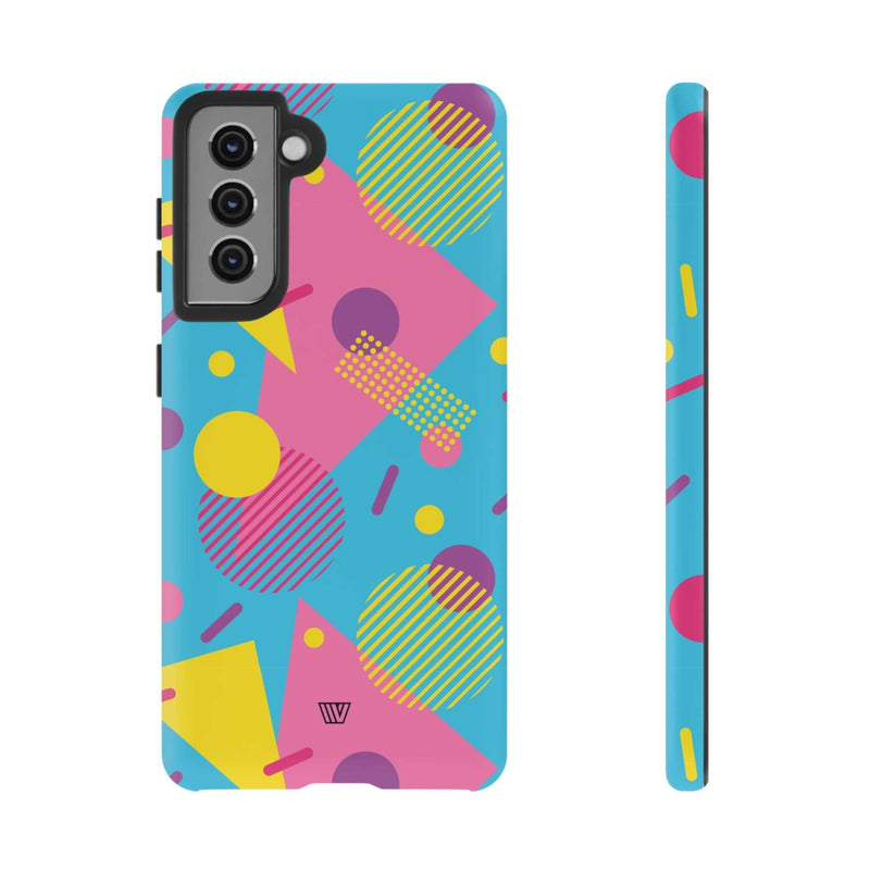 80s / 90s RETRO PATTERN LIGHT BLUE | Tough Phone Case