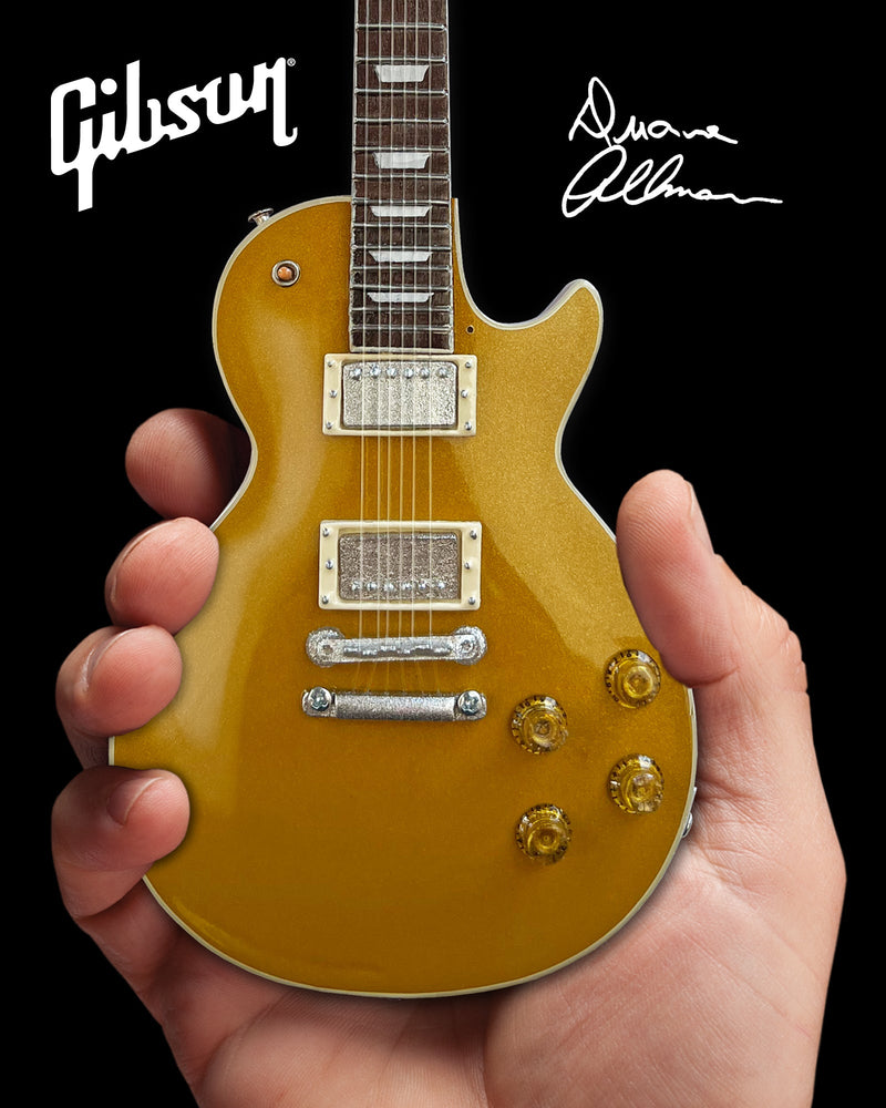 Duane Allman 1957 Gibson Les Paul Goldtop Mini Guitar Model