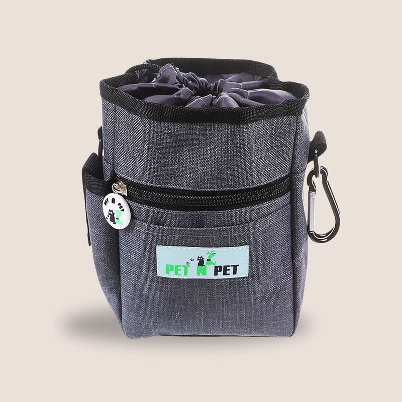 Dog Treat Pouch with 3 Rolls of Poop Bags