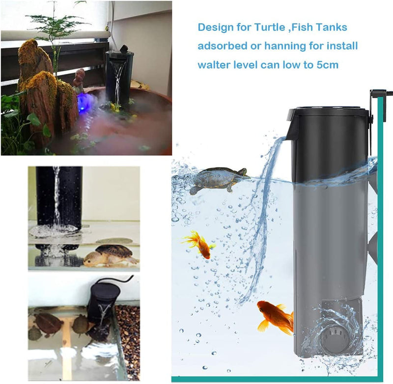 Aquarium Filter Waterfall Flow