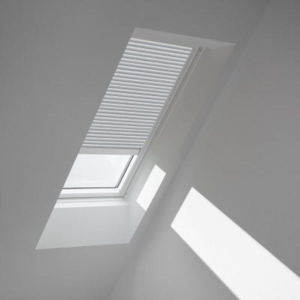 VELUX Manual Venting Curb Mount Skylight - White Solar Powered Shade