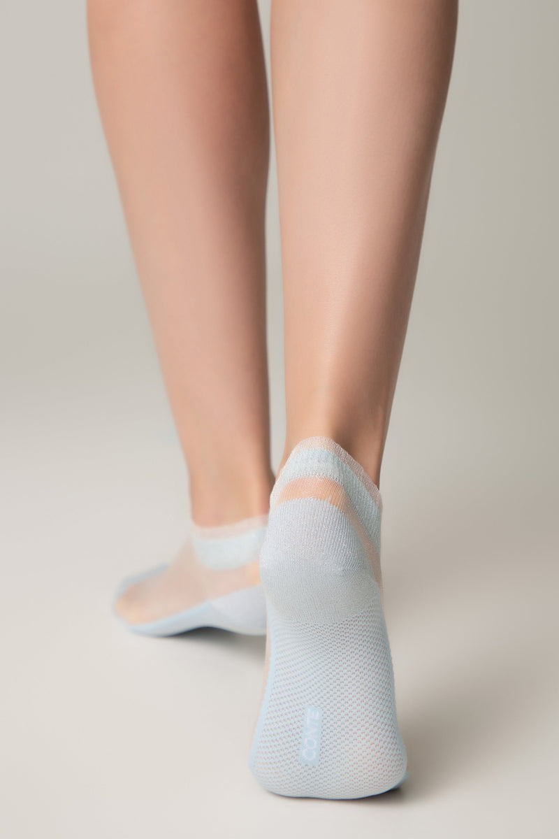 Ankle Socks Conte Active - 229 Transparent with Lurex