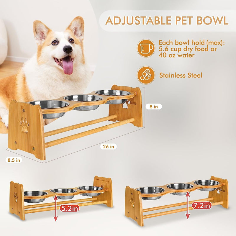 Elevated Dog Bowls for Cats and Dogs