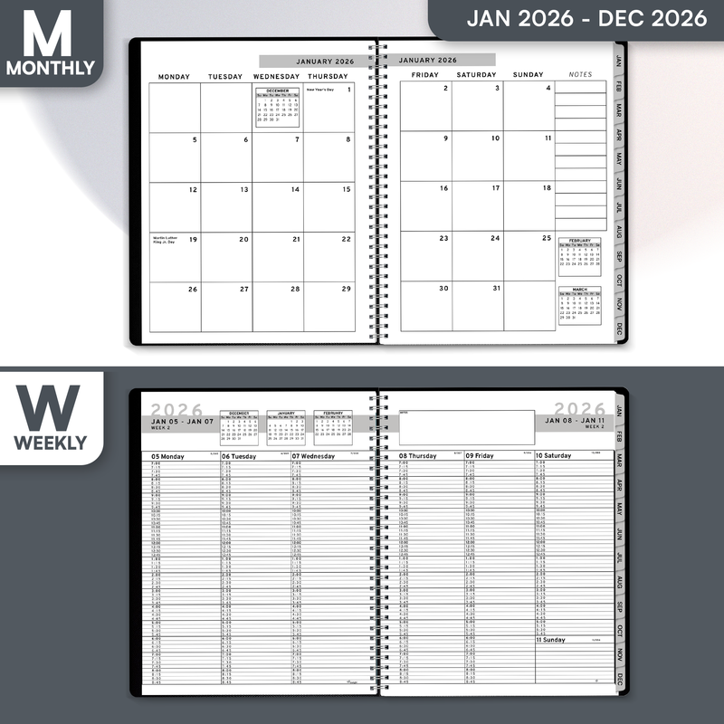 2026 Jan-Dec Appointment Book & Planner