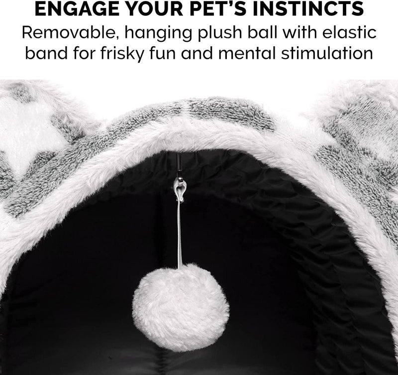 Washable Bed Cave for Indoor Cats & Small Dogs