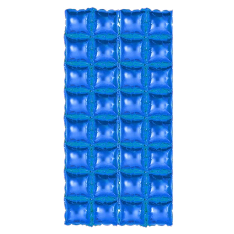 4 Rows Square Foil Balloon Wall Decoration