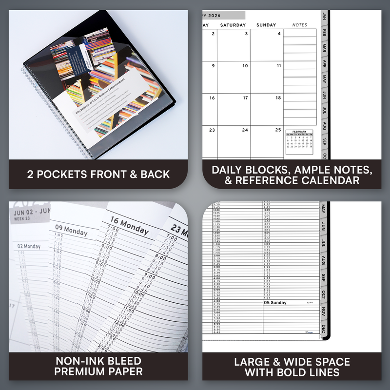 2026 Jan-Dec Appointment Book & Planner