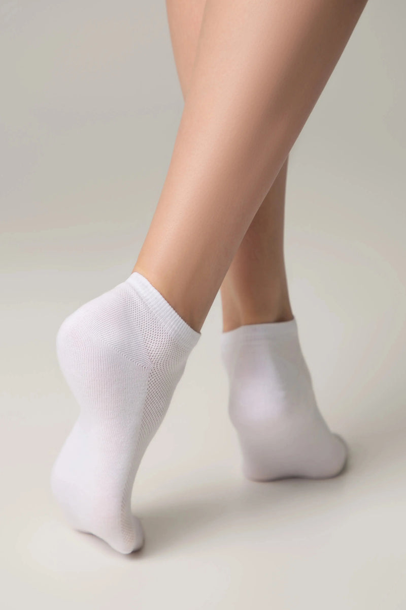 Cotton Ankle Socks Conte Active - Mesh Pattern 484