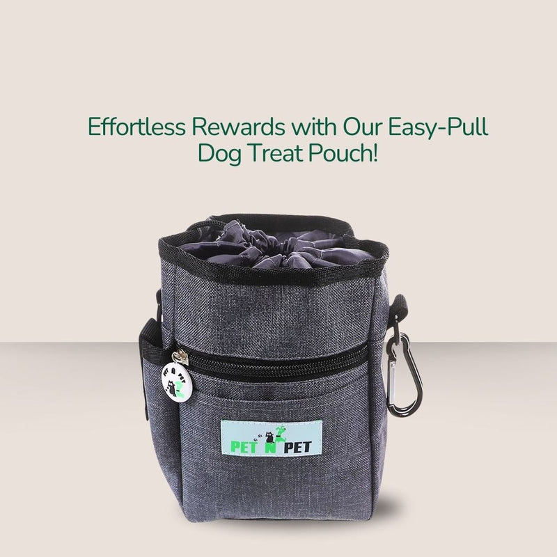 Dog Treat Pouch with 3 Rolls of Poop Bags