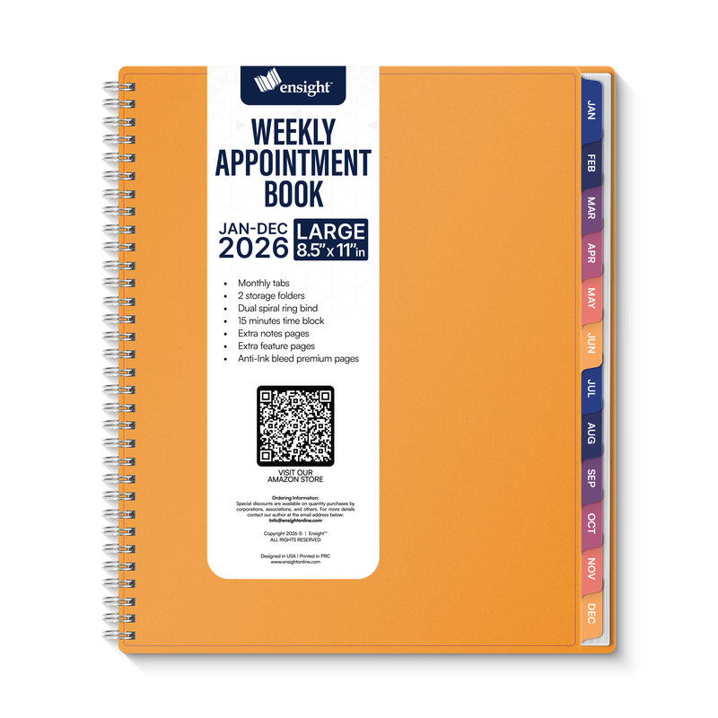 2026 Jan-Dec Appointment Book & Planner