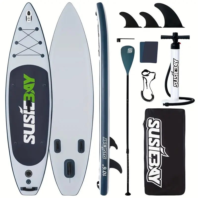 2025 Hurricane-Ready SUP Board|10ft Inflatable Surf/Yoga Hybrid|Free 8-Premium Kit|Military-Grade Deck|300lbs Capacity|Labor Day Sale $80 OFF