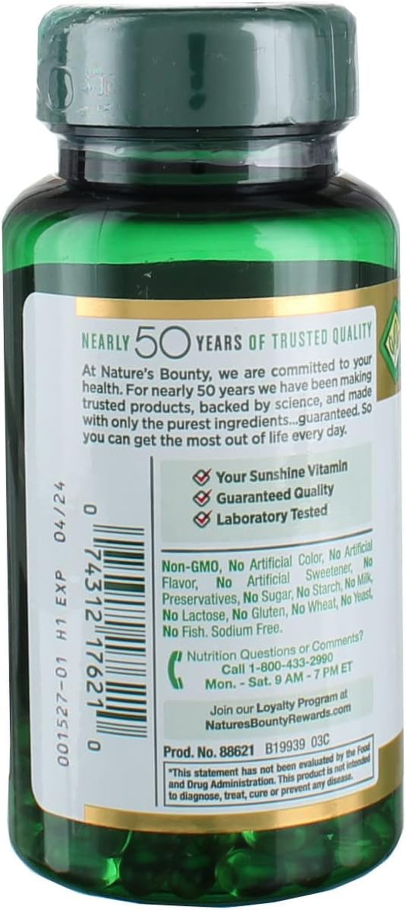 Vitamin D3 2000 IU Softgels 150 Ea (Pack of 4)