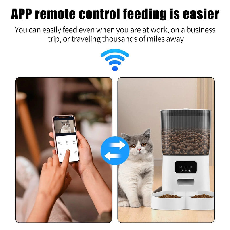Automatic Pet Feeder with Camera