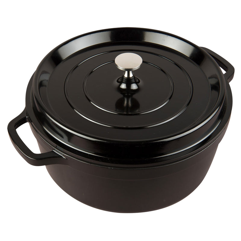MASTERPAN Nonstick Dutch Oven, Black 7 Qt. 11" (28cm)