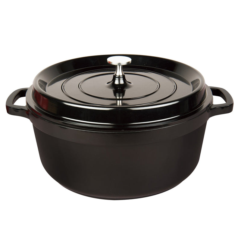 MASTERPAN Nonstick Dutch Oven, Black 7 Qt. 11" (28cm)