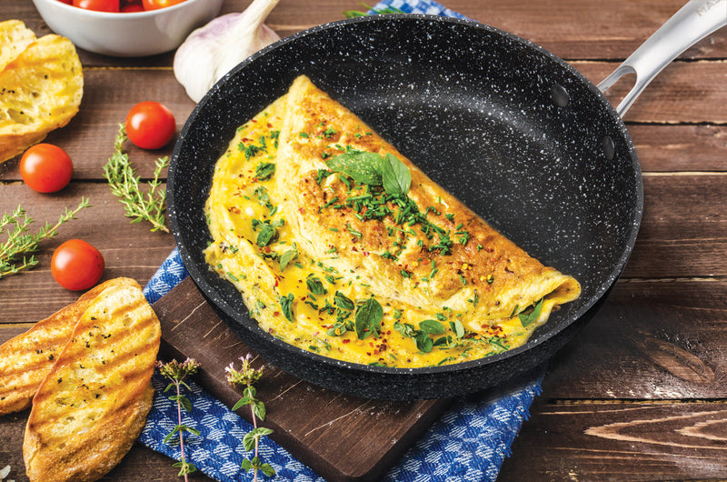 MASTERPAN Nonstick Granite Look Frypan & Skillet, 11" (28cm)