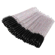 100 Pcs Disposable Eyelash Spoolies Brush Mascara Applicator Lash Wand Lashes Brush Eyebrow Spooly for Extension