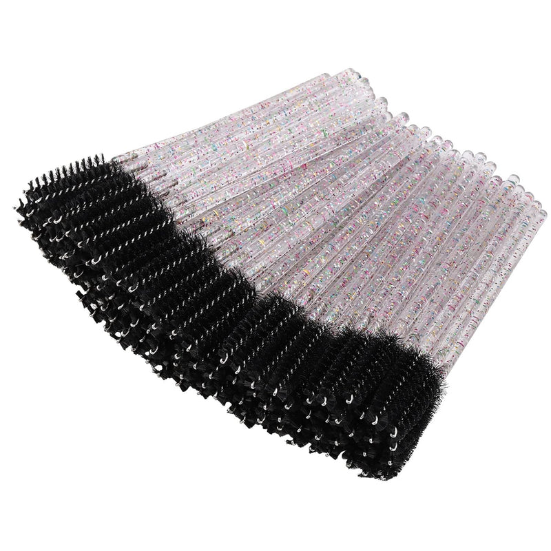 100 Pcs Disposable Eyelash Spoolies Brush Mascara Applicator Lash Wand Lashes Brush Eyebrow Spooly for Extension