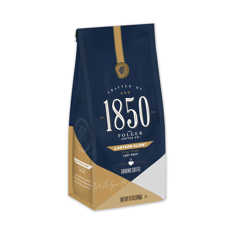 1850 Coffee, Lantern Glow, Light Roast, Ground, 12 oz Bag
