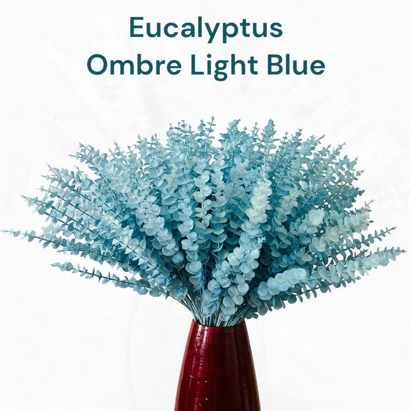 Fake Eucalyptus Stems - Artificial Greenery Leaves For Decor