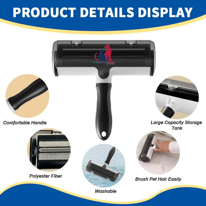 The Miracle Brands Pet Hair & Lint Remover – Reusable Self-Cleaning Roller Brush