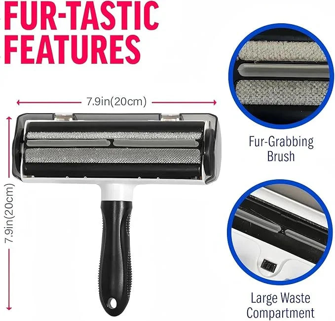 The Miracle Brands Pet Hair & Lint Remover – Reusable Self-Cleaning Roller Brush