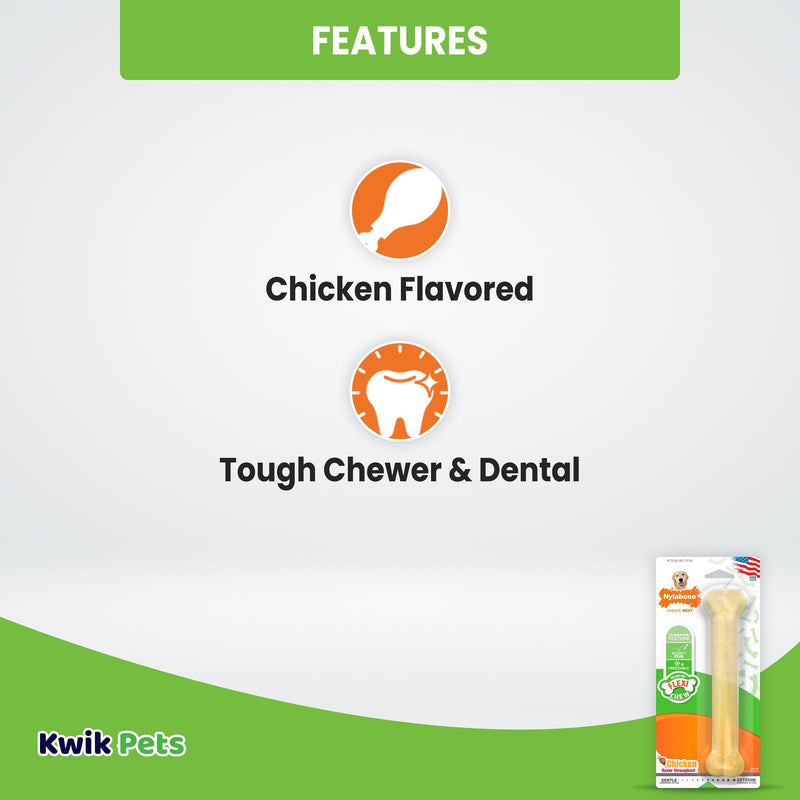 Flexichew Dental Bone Giant Size Chicken Flavored Toy for Large Dogs