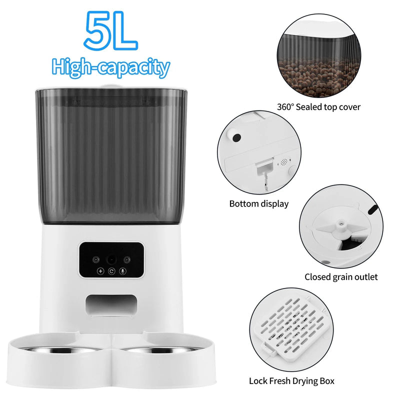 Automatic Pet Feeder with Camera