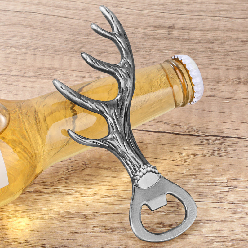 Deer Antler Bottle Opener Is A Small Tool Suitable For Various Parties And Gatherings Used To Open Beer, Wine, Juice, For Bars, Restaurants, Party Supplies, Wine Accessories, Universal Gifts