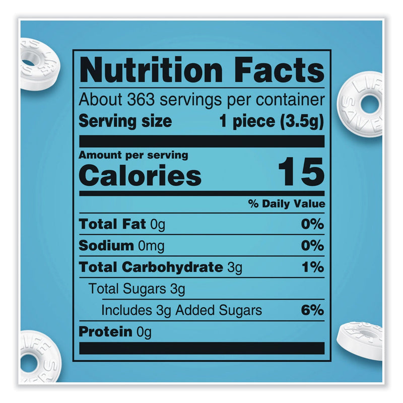 LifeSavers Hard Candy Mints, Pep-O-Mint, 44.93 oz Bag