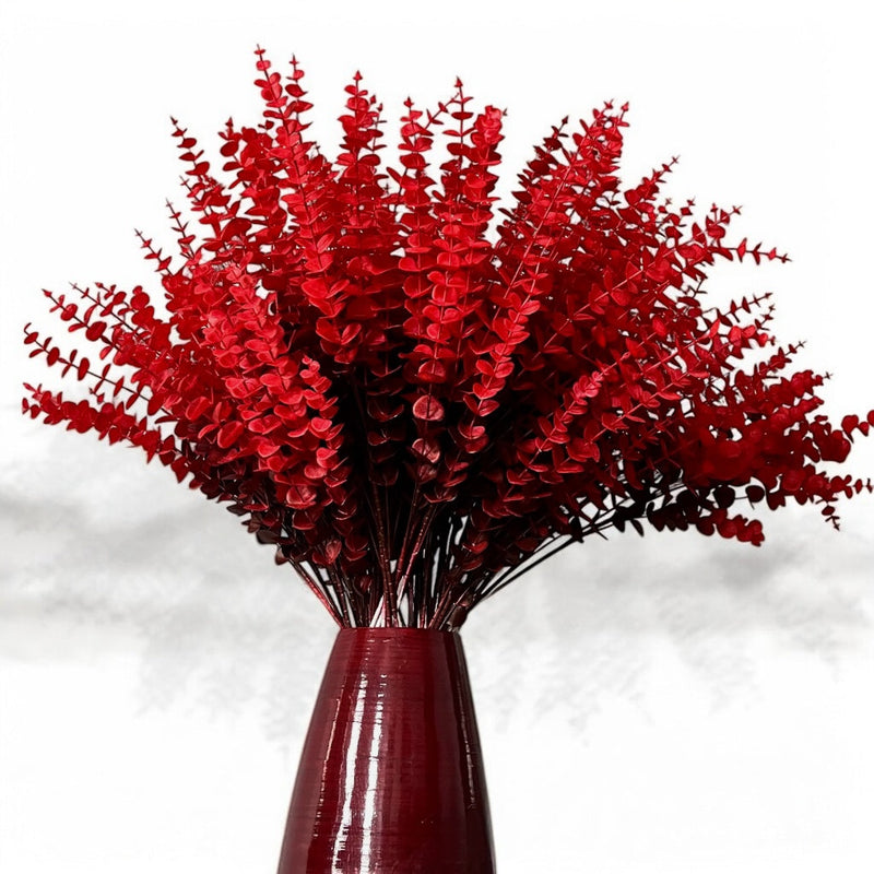 Fake Eucalyptus Stems - Artificial Greenery Leaves For Decor