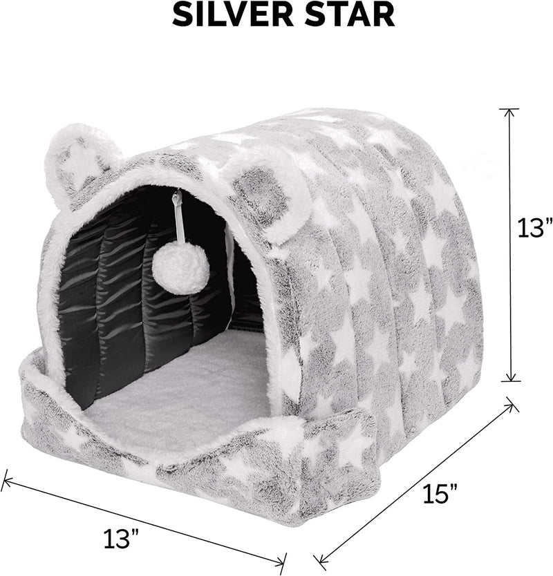 Washable Bed Cave for Indoor Cats & Small Dogs