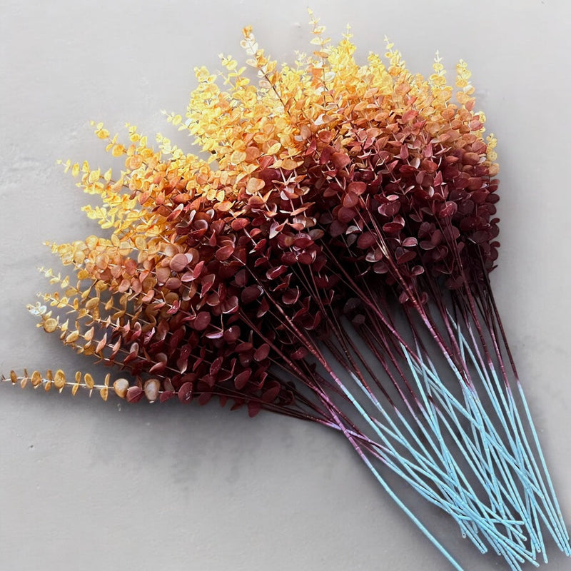 Fake Eucalyptus Stems - Artificial Greenery Leaves For Decor