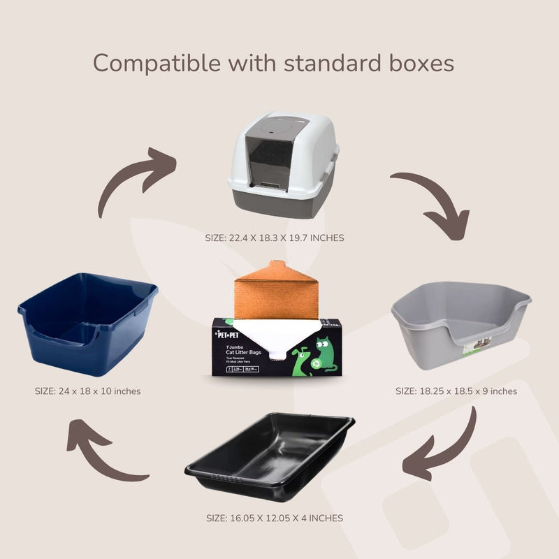 Jumbo Cat Litter Box Liners