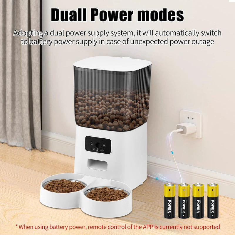 Automatic Pet Feeder with Camera