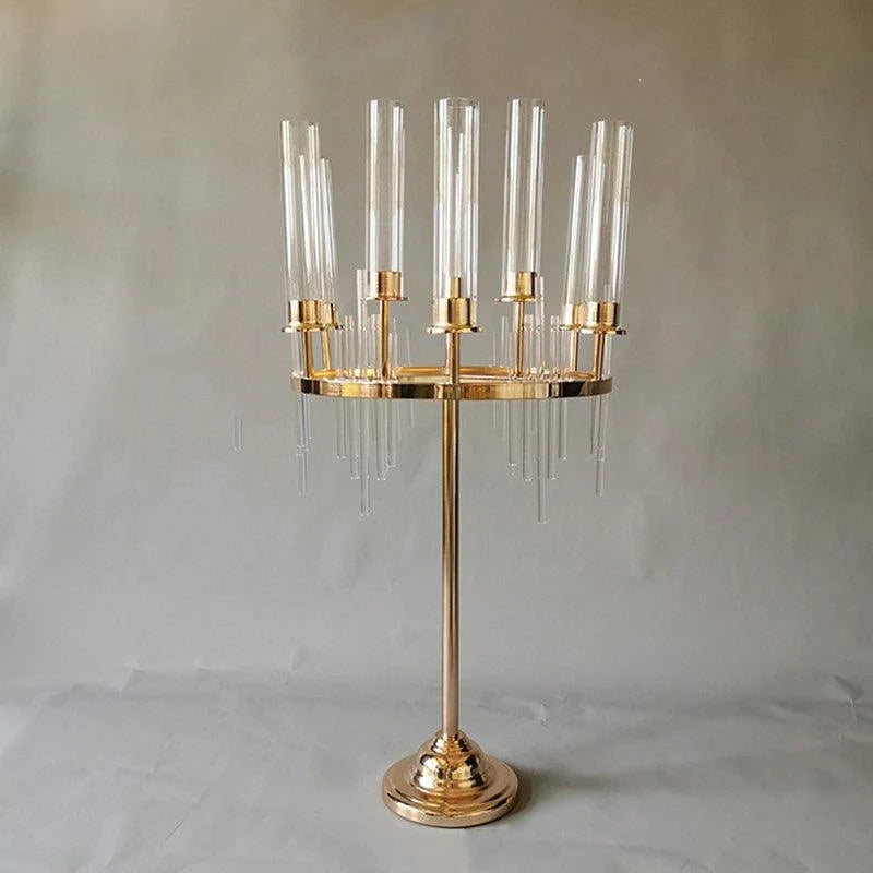 9-Arm Candle Holder Wedding Dining Table Centerpiece