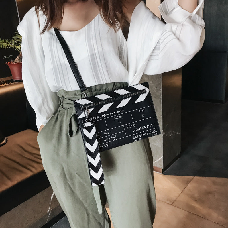 Movie Prop Design Pu Leather Casual Women's Clutch Envelope Bag Women Shoulder Bags Crossbody Messener Bag