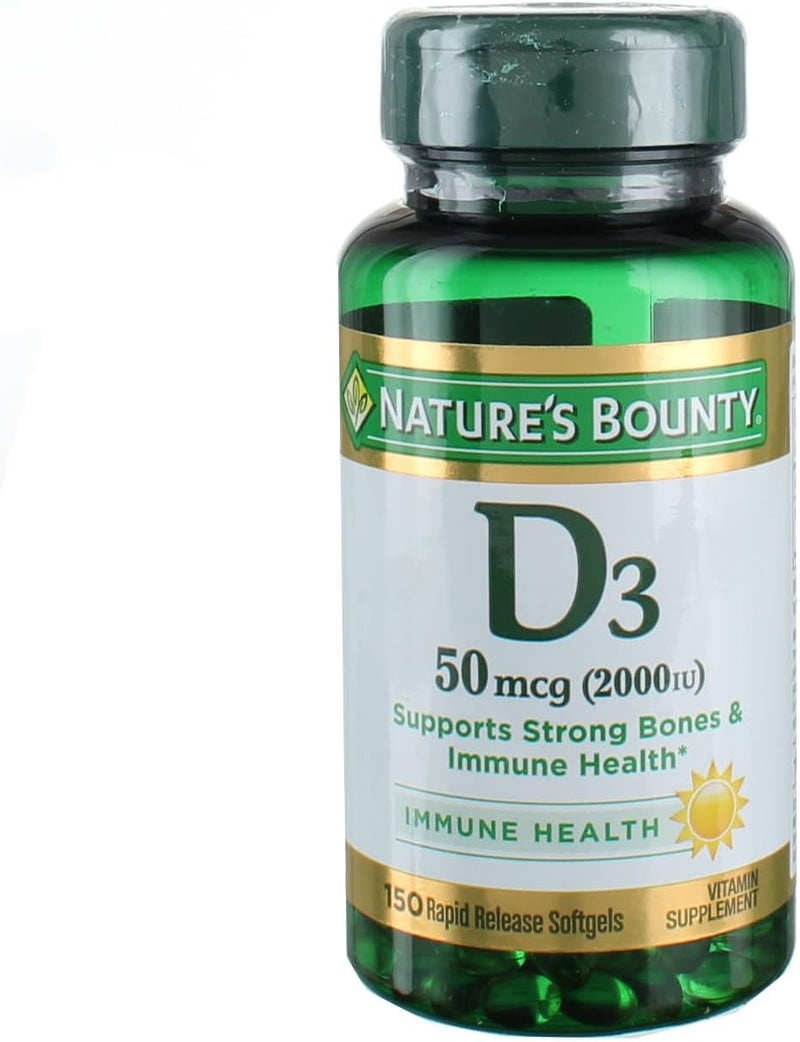 Vitamin D3 2000 IU Softgels 150 Ea (Pack of 4)