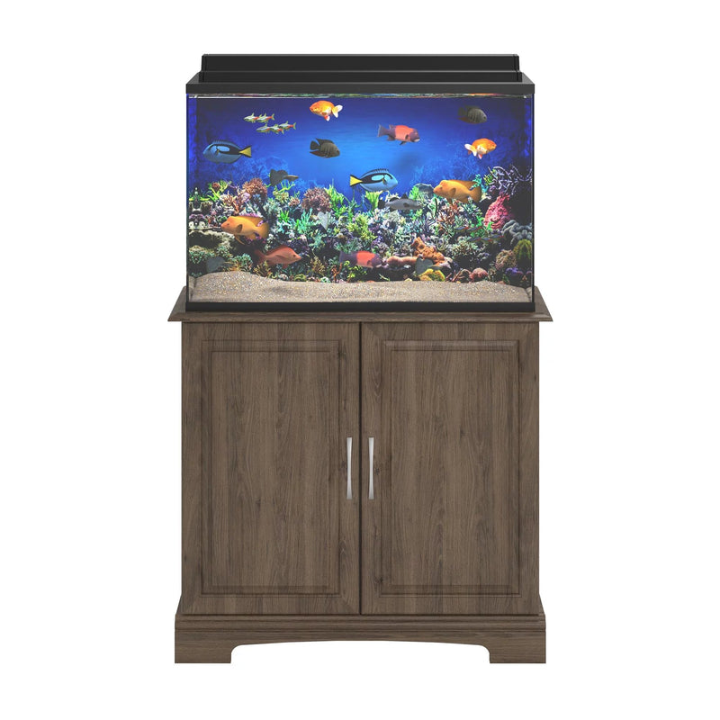 Alta Vista 29 - 37 Gallon Aquarium Stand, Rustic Oak