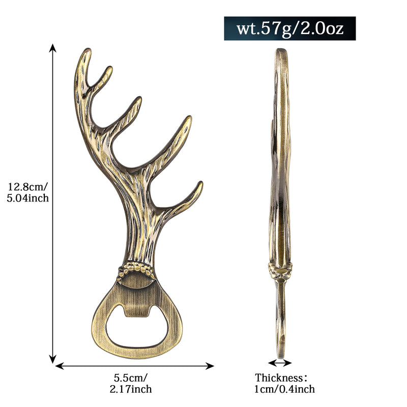 Deer Antler Bottle Opener Is A Small Tool Suitable For Various Parties And Gatherings Used To Open Beer, Wine, Juice, For Bars, Restaurants, Party Supplies, Wine Accessories, Universal Gifts