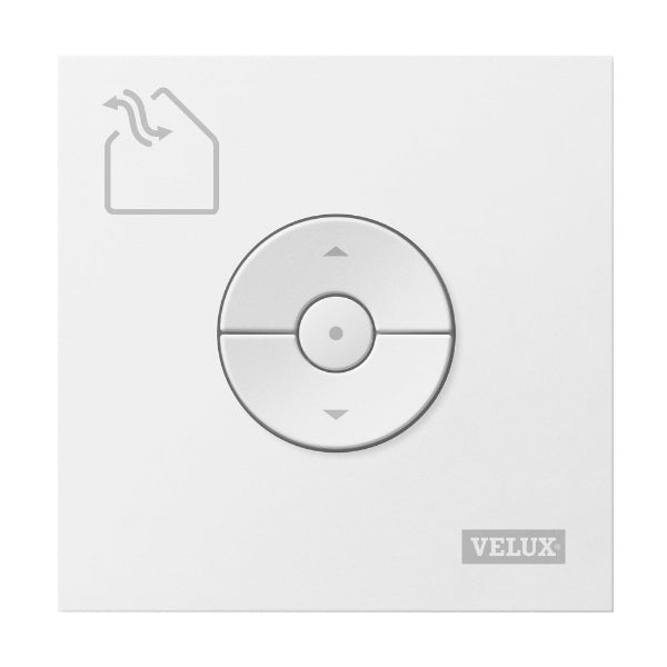 VELUX Solar Powered Venting Deck Mount Skylight - White Solar Powered Shade