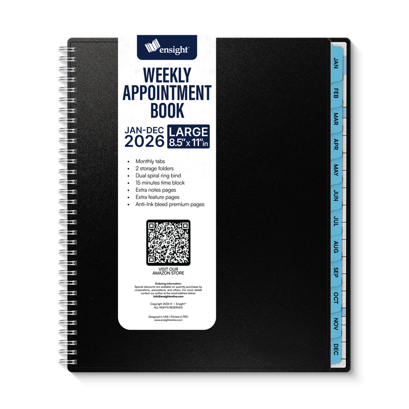 2026 Jan-Dec Appointment Book & Planner