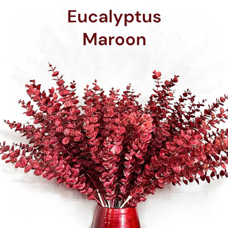 Fake Eucalyptus Stems - Artificial Greenery Leaves For Decor
