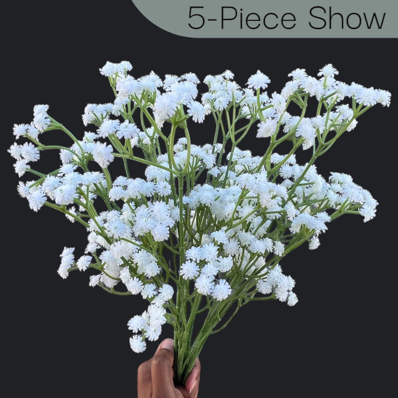 Baby’s Breath Flowers - Faux Gypsophila Elegans for Decor